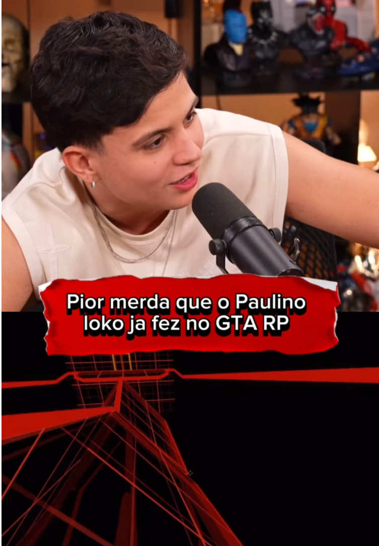 Pior merd@ que o Paulino loko fez no GTA RP #paulinholoko #gtarp #podpah #cortes 