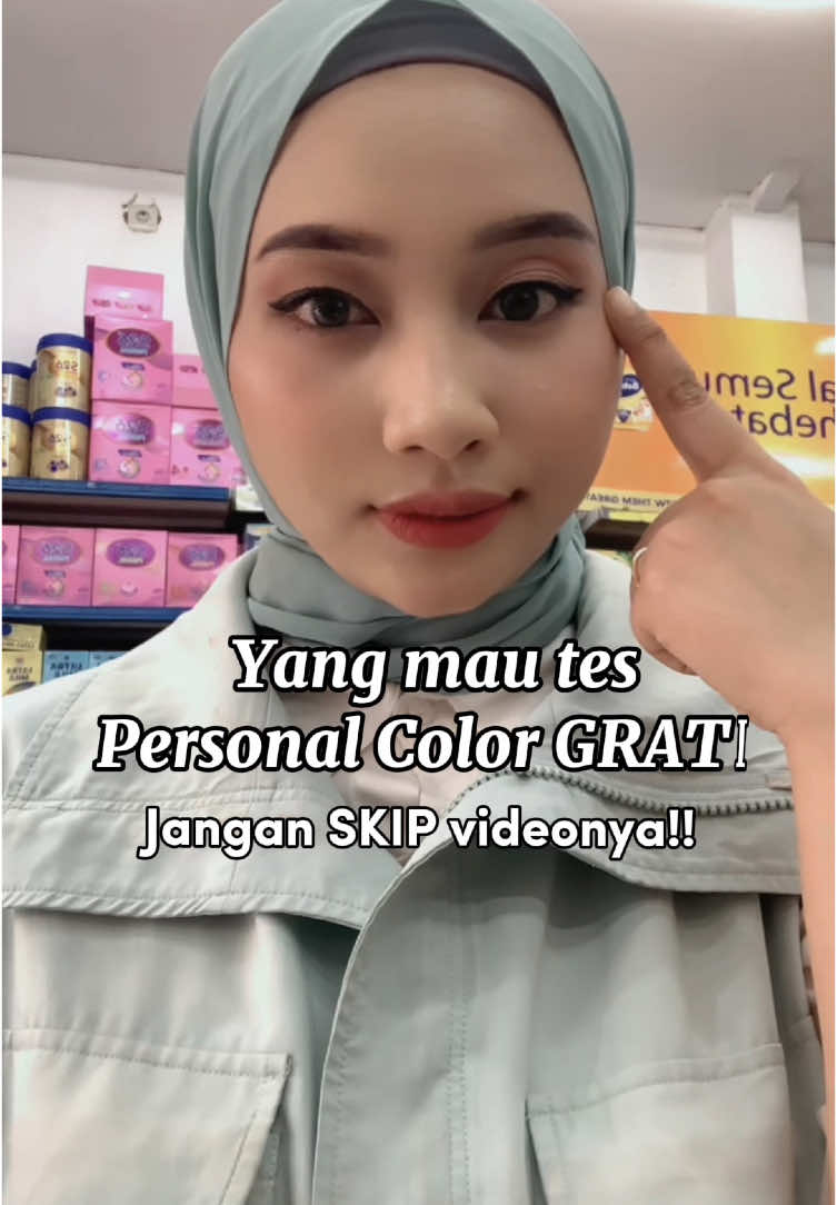 Gampang banget kan😍😍😍#personalcoloranalysis #coloranalysis #personal #wardah 