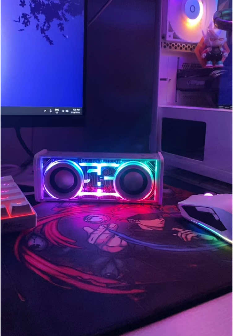 Ganda ng V8 ang lakas pa #v8 #speaker #bluetoothspeaker #big #aethetic #rgb #dualspeaker 