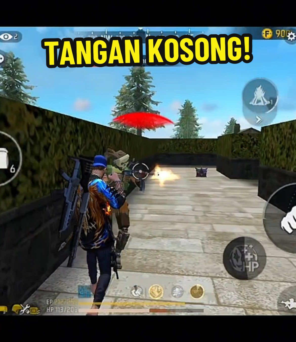 Cukup tangan kosong @Denz Kece #freefire #denzkece #fyp 