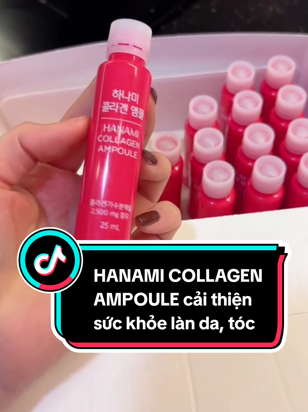 Nước Uống Collagen Hàn Quốc – Hanami Collagen Ampoule đang Sale Cải thiện làn da tăng độ đàn hồi, bổ sung ẩm cho da, giảm nếp nhăn, làm da căng bóng. Cải thiện sức khỏe móng và tóc #collagen #hanami #thinhhanhxuhuong 