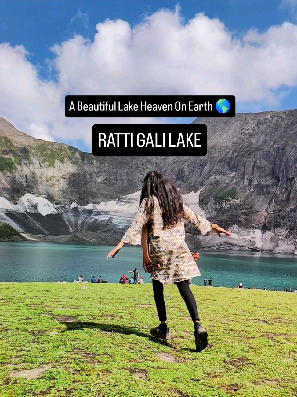 Ratti Gali Lake Neelum Valley 📍  A Heaven On Earth 🌎  #rattigali #rattigalilake #kashmir #neelumvalley #neelumvalley #foryou #foryou #foryou #foryou 