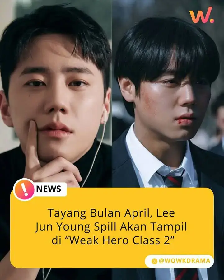 Pada (19/2), Lee Jun Young mengungkapkan bahwa dia akan tampil di “Weak Hero Class 2,” memerankan Geum Seong Jae, yang akan berkonflik dengan karakter Yeon Si Eun yang dimainkan oleh Park Ji Hoon. Tentang karakter Geum Seong Jae, Lee Jun Young mengatakan, “Karakter ini tidak sepenuhnya jahat, tapi juga tidak sepenuhnya baik, lebih ke arah romantis.” “Weak Hero Class 2” dijadwalkan tayang pada bulan April. #leejunyoung #weakheroclass2 #kdrama #fypage #leejunyoung 