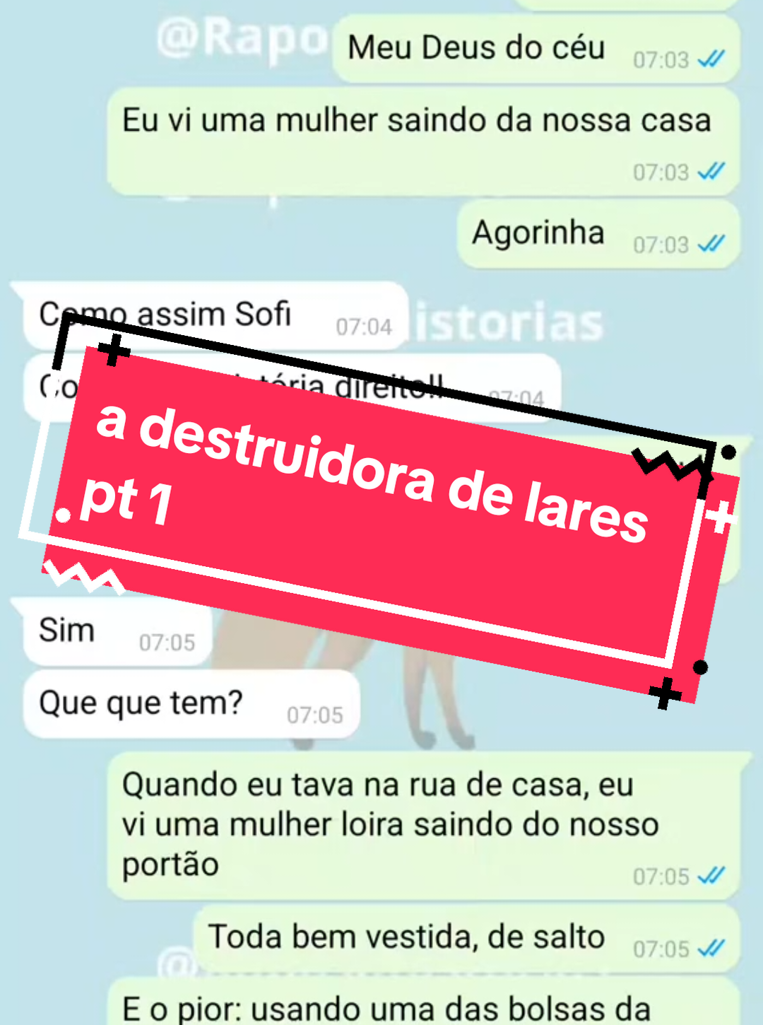 a destruidora de lares pt 1 #fyp #historiasdewhatsapp 