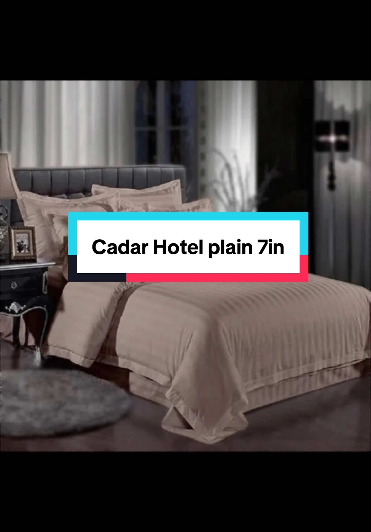 SET CADAR HOTEL READYSTOCK  KING QUEEN SET COMFORTER 7in1 #cadarplain #cadarcomforter #cadarmurah #fypp #creatorsearchinsights 