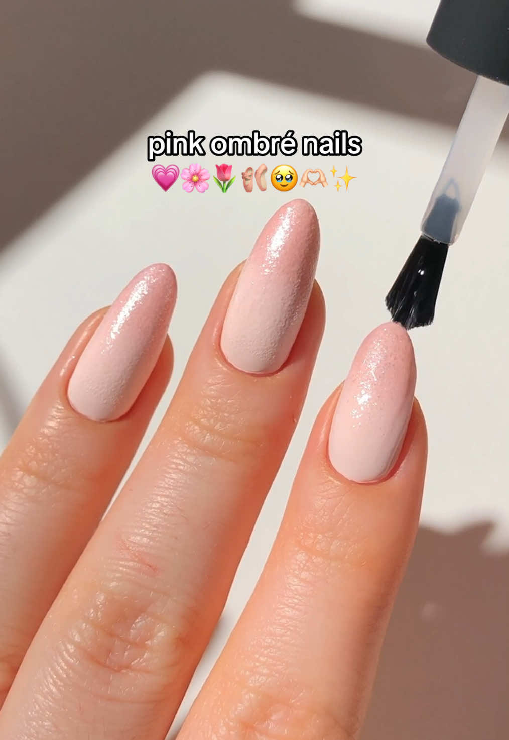 pink ombré nails! 💗🌸🌷 a minimal but super pretty pink gradient mani to bring some spring colours into your life! <3 — using: • @Kinetics. Modern nail brand  pastel pink nail polish “Resilience” 🌸 shimmery pink nail polish “Perspective” 💗 solargel top coat ✨ (use my code PAULA10 for 10% off! 💸) #ombrenails #pinknails #gradientnails #springnails #nailpolish #nailarttutorial #nails2inspire #nailinspo #naildesign #diynails #fypシ゚ 