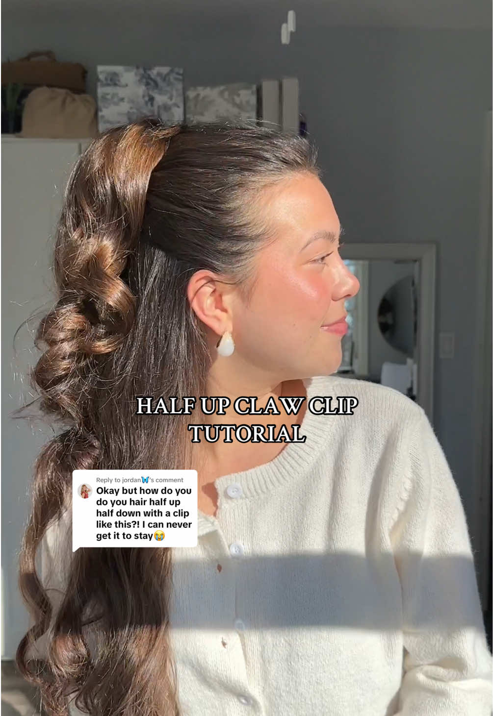 Replying to @jordan🦋  so simple but always looks so pretty!🎀☺️ #clawcliphairstyles #clawcliphack #clawcliptutorial #halfuphalfdown #halfuphalfdownhairstyle #halfuphairstyle #hairtutorial #hairstyletutorial #easyhairstyles #easyhairstyle #easyhair #easyhairtutorials #quickhairstyle #everydayhairstyle 