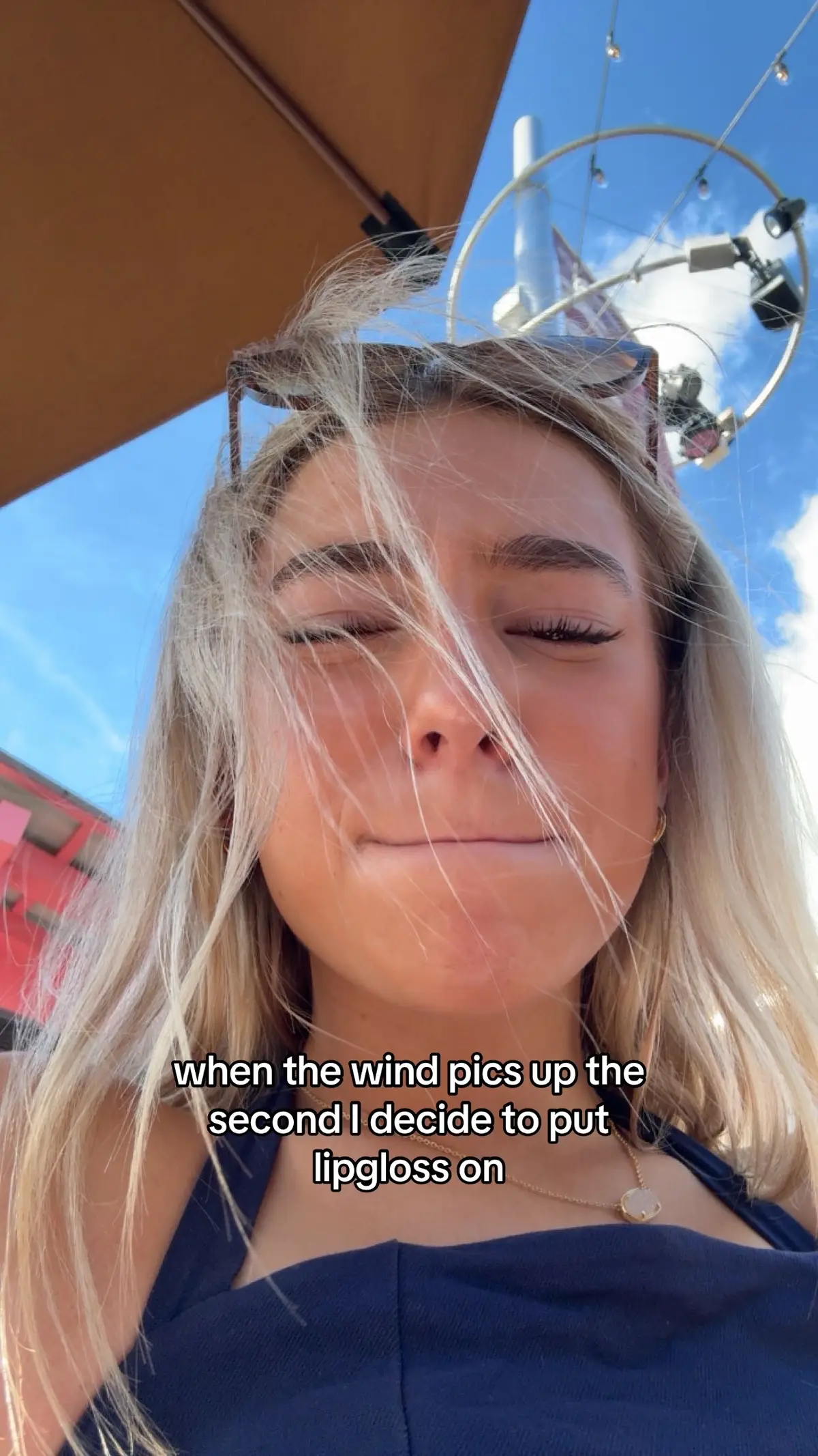 the most aggravating thing. #fyp #relatable #lipgloss #wind 