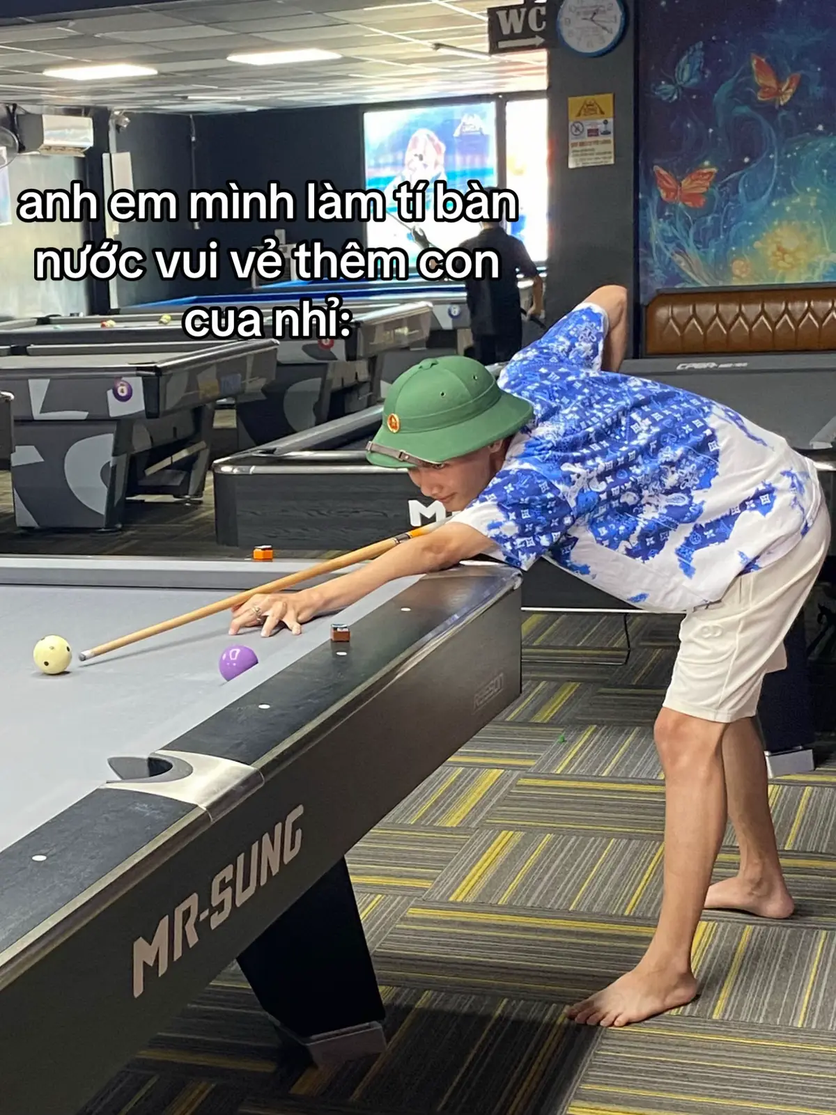 chỗ anh em đánh vui thôi  #bida #billiards Cre:Tiktok