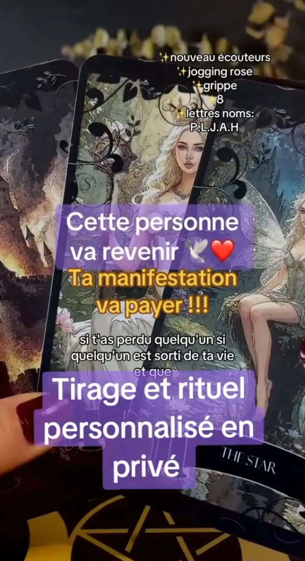 Tirage et personnalisé en privé #creatorsearchinsights #tiragesentimental #voyancetiktok #retouraffectif