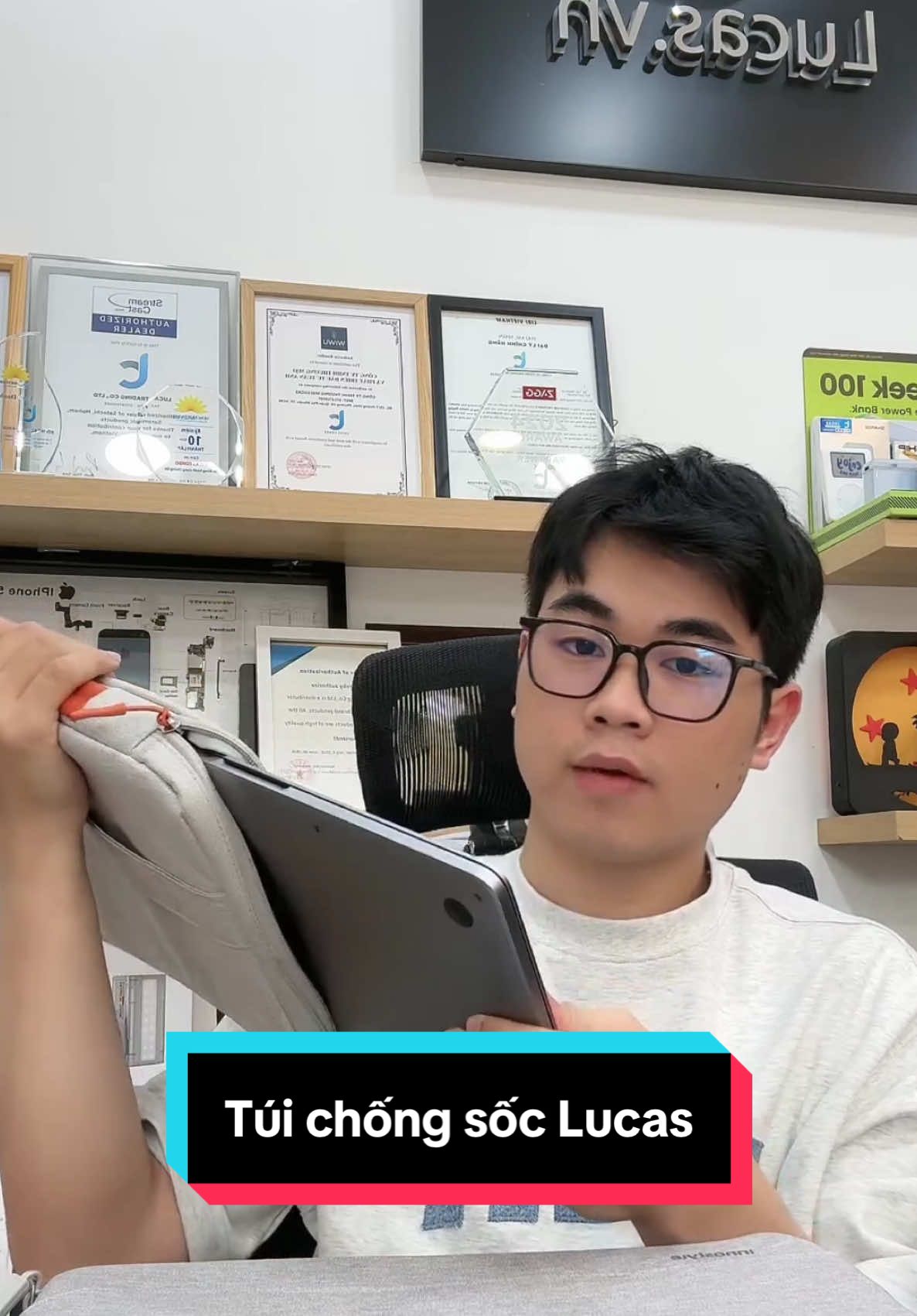 Túi chống sốc laptop bảo vệ máy khỏi trầy xước hiệu quả #LIVEhighlights #TikTokLIVE #LIVE 