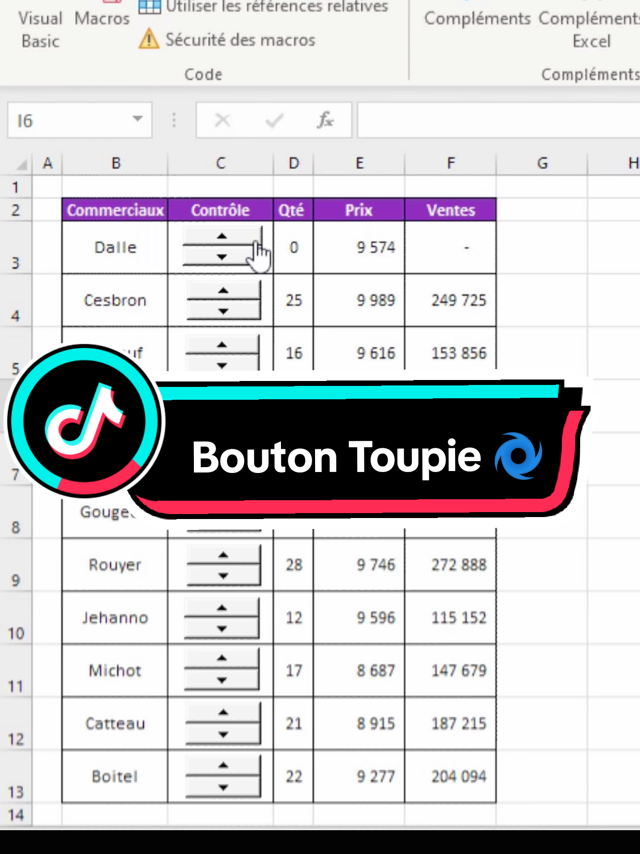 Fais découvrir l'utilisation du bouton Toupie sur excel à ton collègue. #excelpro #microsoftexcel #apprendreexcel #apprendreexcel_de_a_à_z #tutoexcel #tutoexcelfr #excelfrance #excelfr #excelfrancais #ApprendreSurTikTok 