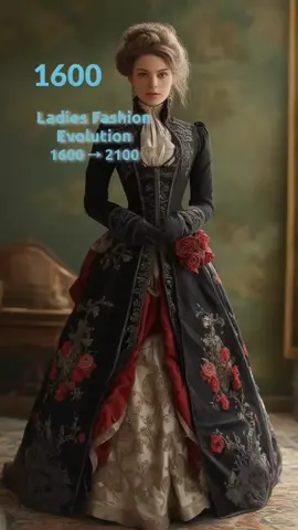 Ladies Fashion Dress History  Timelapse from the Year 1600 to 2100 #fashion #history #timelapse #evolution #dress #womanfashion 