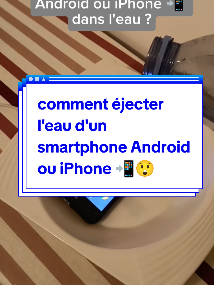 Comment éjecter l'eau d'un un smartphone 📲#clearwave #smartphone #iphone #android #viral_video #technology #secret 