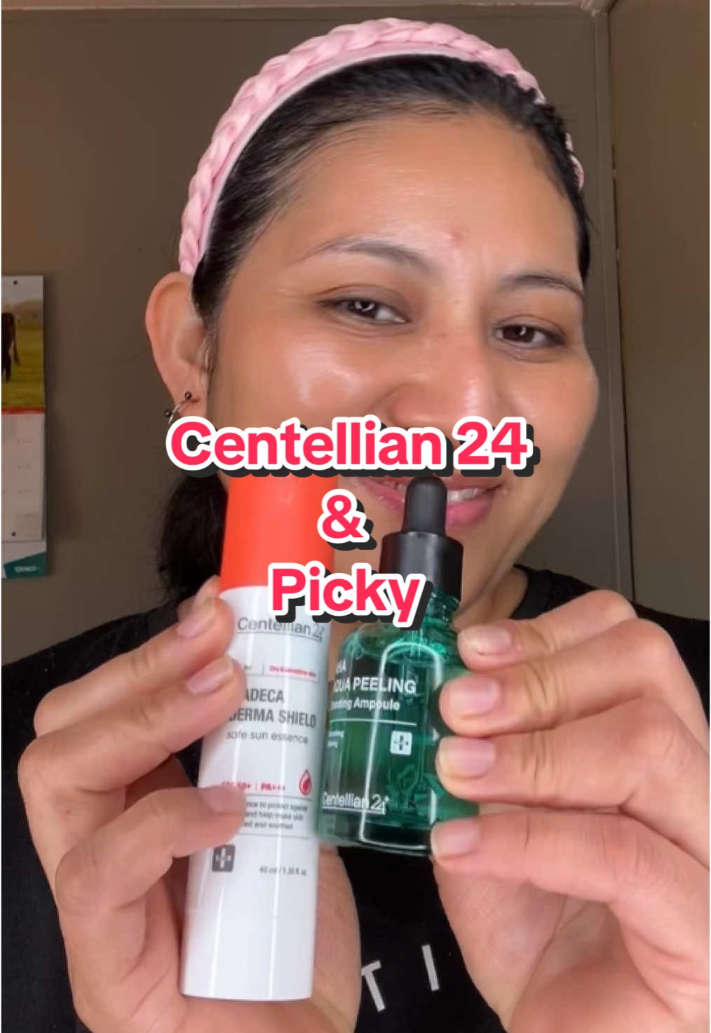 Receipt from @Picky Shop: @Picky Shop: and @Centellian24_global for their honest review 💧 Ampoule with amino acid complex and AHA, allantoin and protease to give the skin of the face a luminous finish, helping to reduce pores and eliminate dead cells. 💧 Moisturizing essence to soothe the skin while protecting it from UV rays with SPF 50 without leaving white traces or unpleasant aromas #pickyreview #gopicky #pickyxcentellian24 #centellian24  #skincaretips #kbeauty #kbeautyskincare #BeautyReview #skincareroutine 