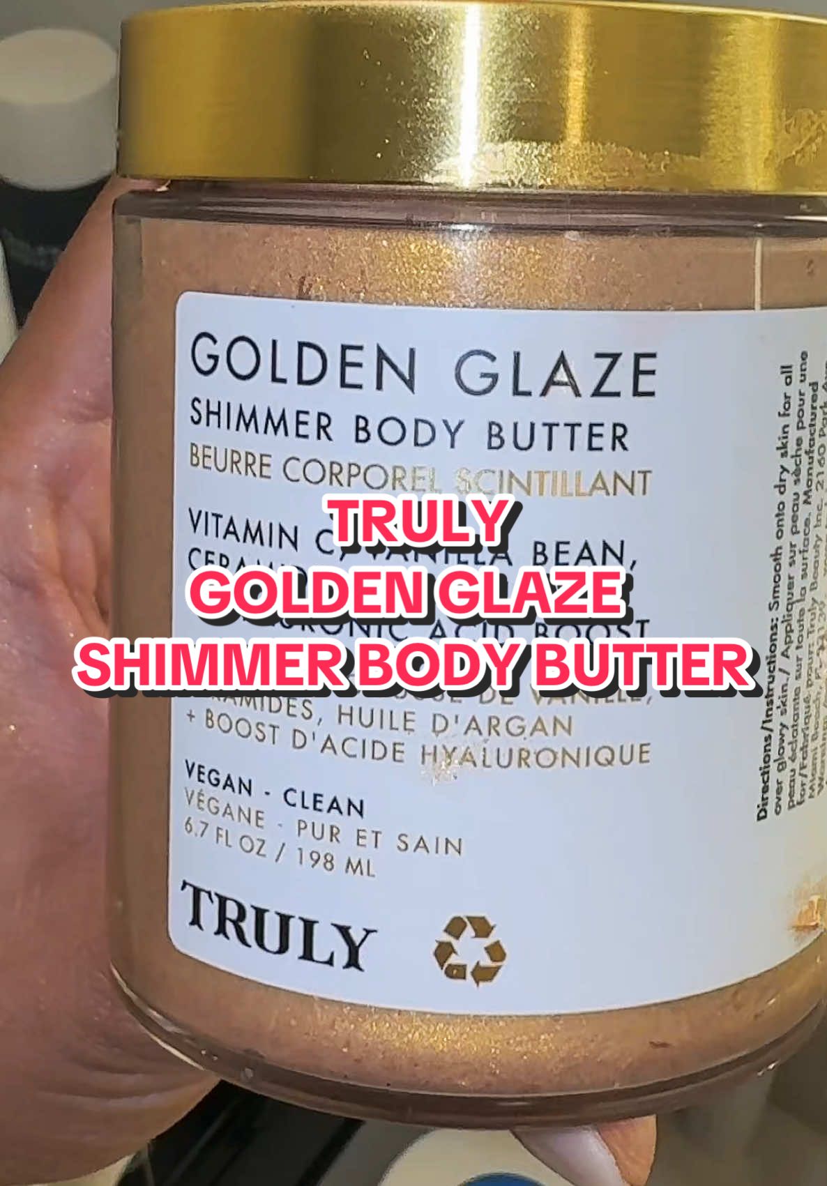 I love a good shimmer body butter ✨✨✨✨ #truly #bodybutter 