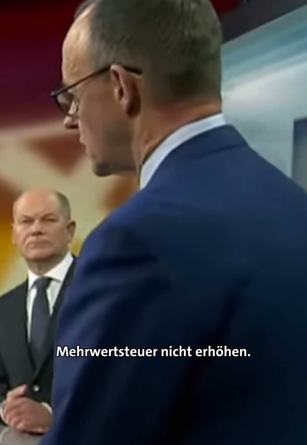 Herr Merz schließt eine Erhöhung der Mehrwertsteuer nicht aus. Ich tue das.  #OlafScholz #Bundeskanzler #SPD #Wahlen #Bundestagswahl @SPD 
