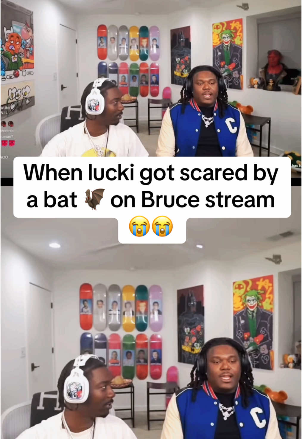 “Da lil bat”😭😭 #lucki #brucedropemoff #fyp #trending #viral