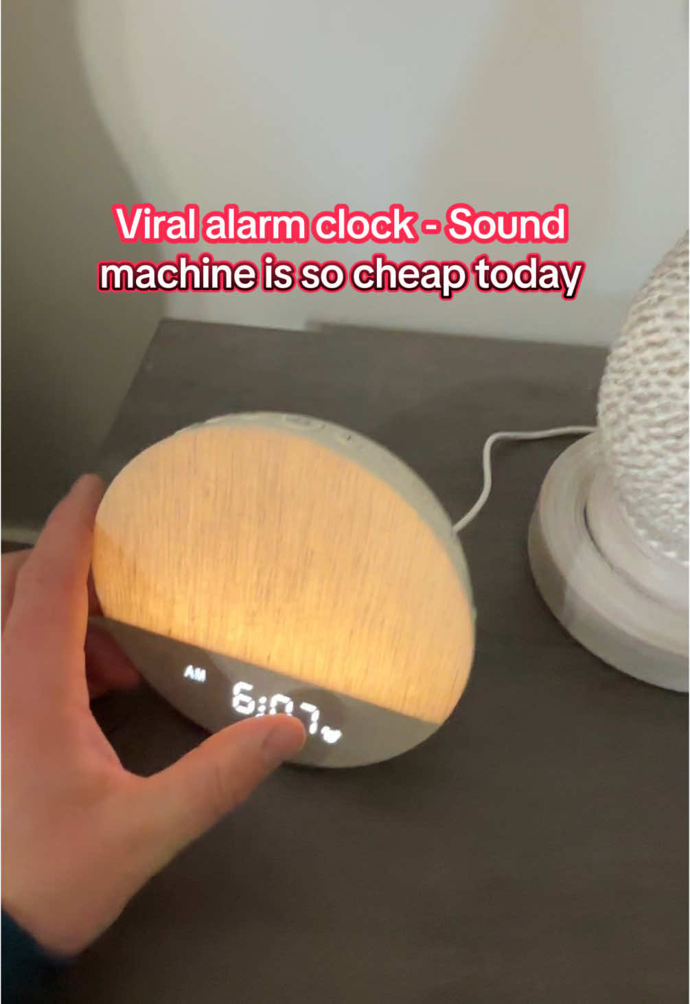 Sunrise sound machine alarm clock  #soundmachine #alarmclock #sleepbetter #riseandshine #goodmorning #cantsleep 