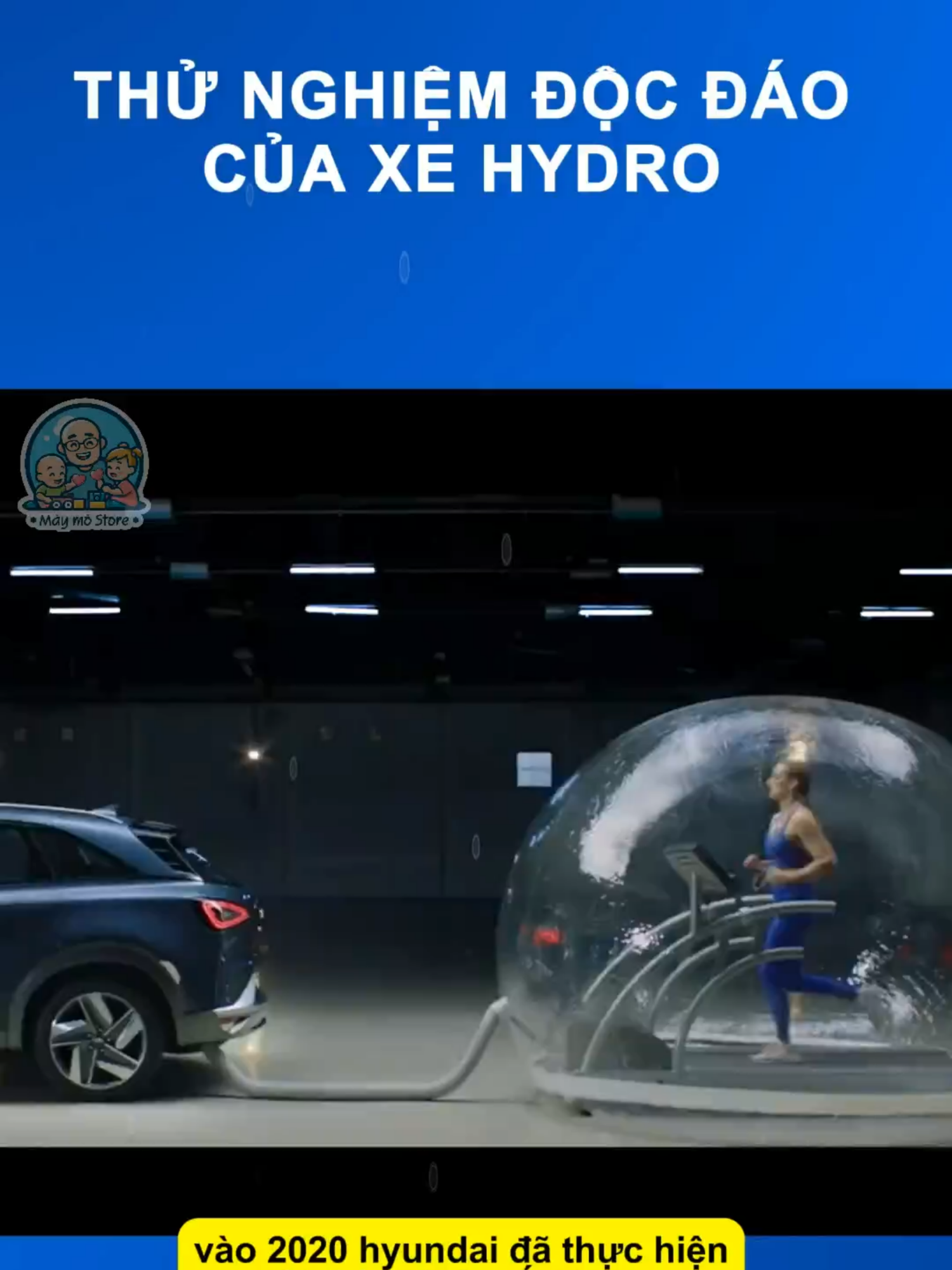 Thí nghiệm độc đáo trên xe hydro #huyndai #xehydro #xehybrid #xedien