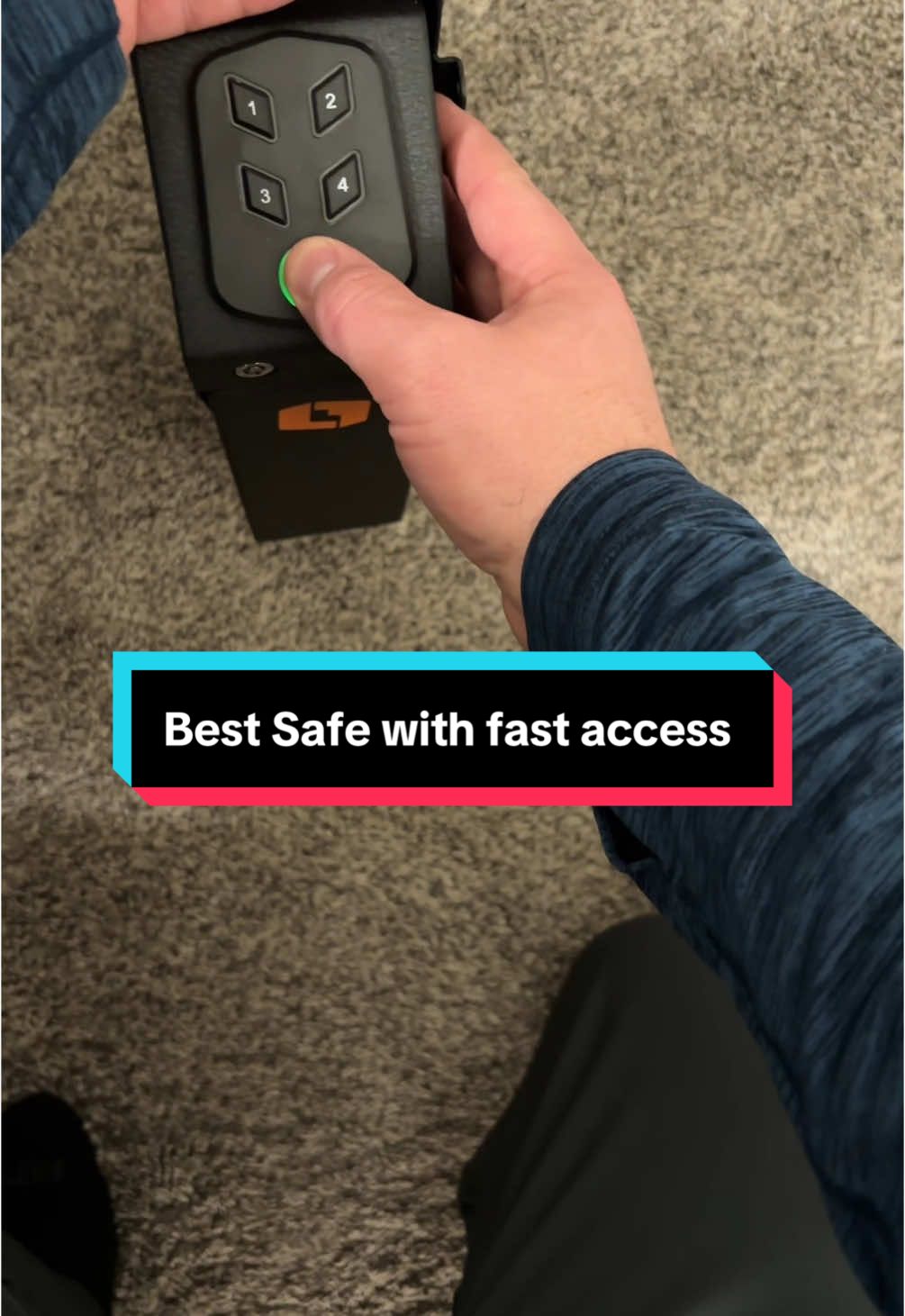 Secure safe with keypad and fingerprint  #safe #protection #firstamendment #firstamendmentrights 