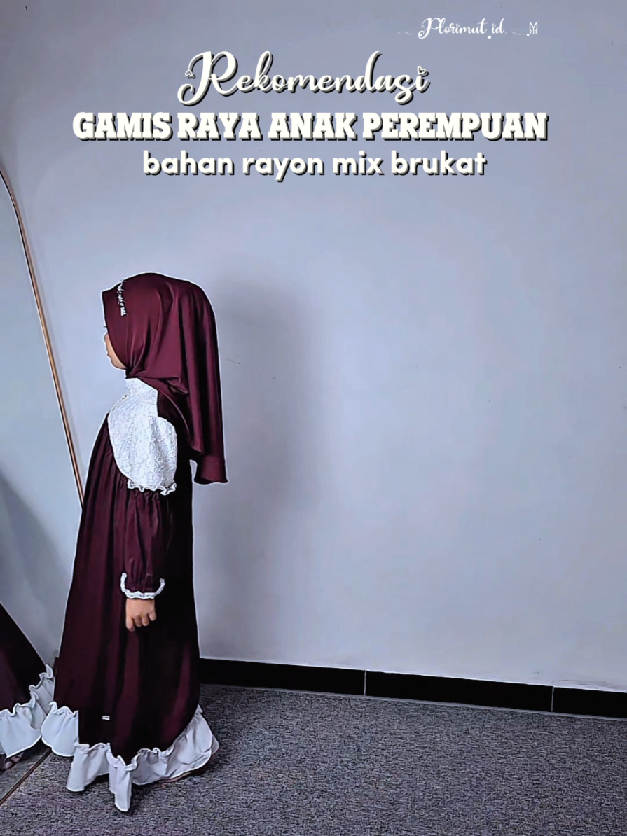 rekomendasi gamis anak buat lebaran nnti nih , banyak pilihan warna nya #gamisanak #gamislebaran #gamisanakmurah 