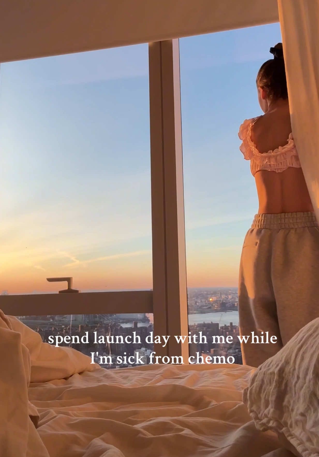 not the eye patch being literally in my eye the entire video 😂 and not fannnnnnny at the end. 🧟‍♀️ I’m a nervous wreck for every @The Bar launch 🧟‍♀️ but being sick on top of it has been a wild ride. ♥️ Hopefully I will look back on this time and be like “wow I did all of that during chemo” but right now I’m just trying to get through every day. hour by hour. since other people depend on me, I can’t really sleep in… so I take naps when possible. and I’m learning to be grateful for the things I can do, on the days I can do them. I was able to get to the couch!!! I was able to eat some of a Cronut!!!! This is your reminder to never take the small things for granted. everything is a privilege. Ilysm #bridgetandmike #diml #thebar #breastcancer #chemotherapy #hotflashes 