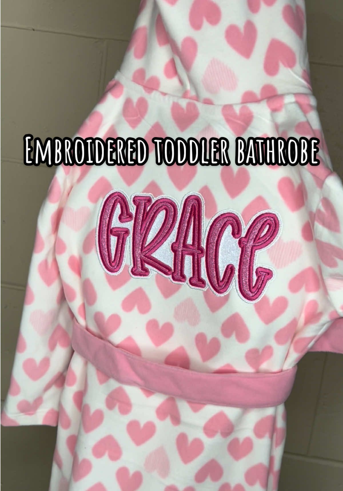 OMG 🥹 it fit her so perfectly 💕 I love being a mom #embroidery #embroiderymachine #embroiderytutorial #embroideryart #embroiderytips #machineembroidery #machineembroiderytips #giftideas #MomsofTikTok #fyp #brotherpr1055x 