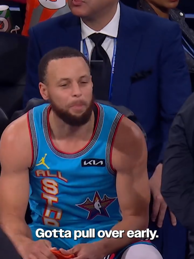 Stephen Curry mic'd up at #nbaallstar is always a treat 🔊 #stephencurry #explorepage  #nbaallstarweekend 