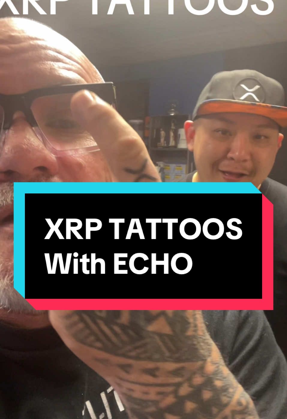 Thank you to truly a great person @Echo 𝕏 for stopping by, sharing some laughs and getting his #xrp tattoo from us.  The #xrparmy is in our blood, and you will be a friend for life. #crypto #cryptotok #xrpcommunity 