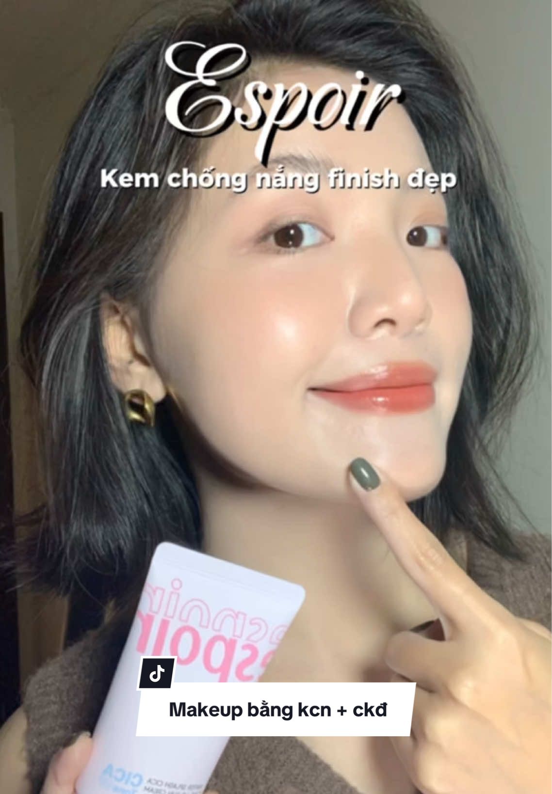 Trả lời @Moonee💁🏻‍♀️ muốn KCN nâng tone lâu xuống tone thì em là chân ái #thuchiendaily #thuchienne #hocmakeup #tutorialmakeup #Espoir #KCNToneup #EspoirVN 