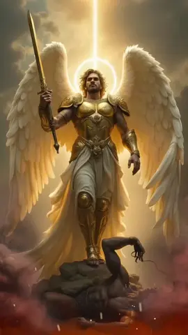 Angels defeat demons #archangel #archangelmichael #angels #aivideos 