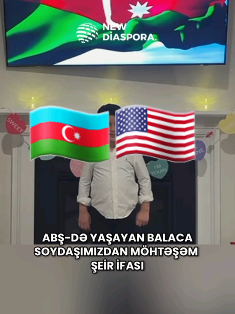 🇦🇿🇺🇸ABŞ-də yaşayan balaca soydaşımızdan möhtəşəm şeir ifası - Alex Lai #Amerika #Azerbaijan #USA 