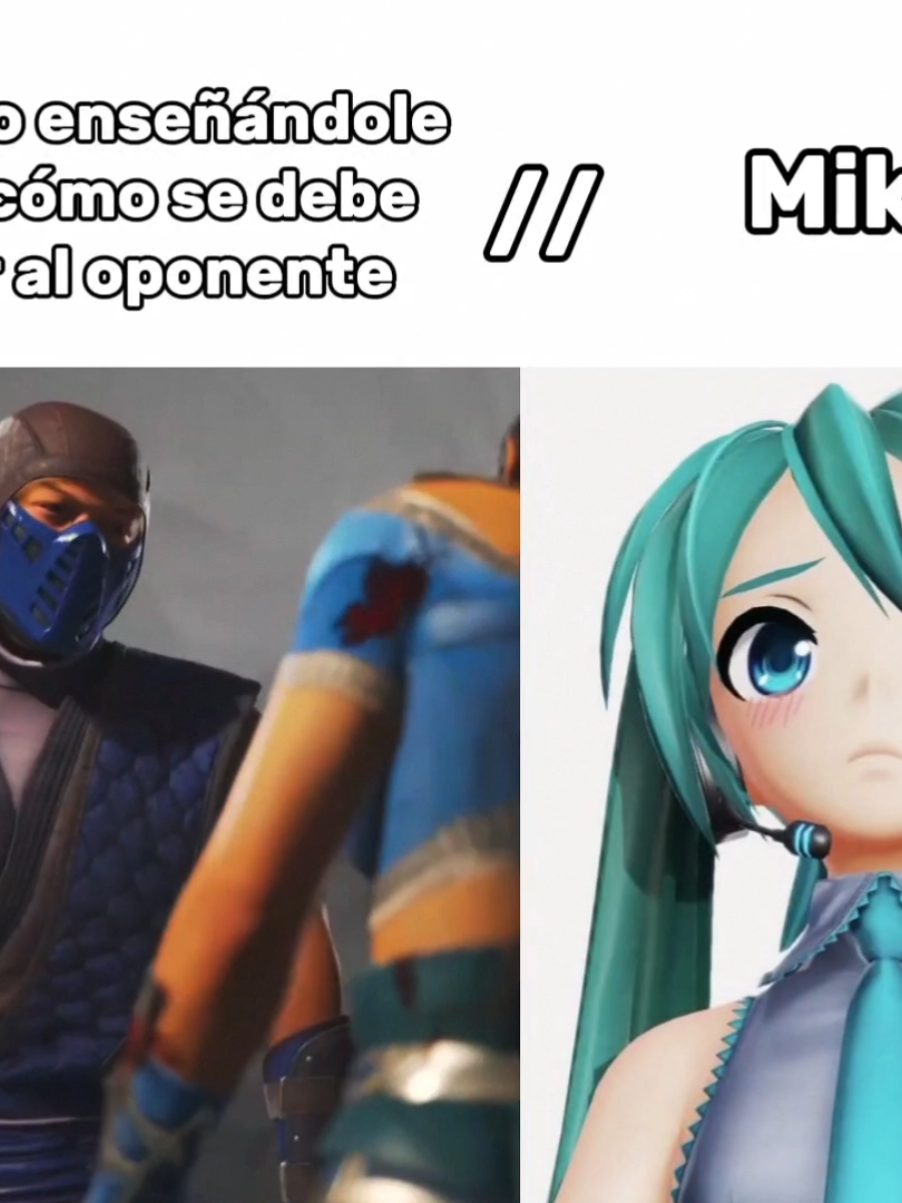 Aprenderá rápido 🫂  #fortnite #mortalkombat #subzero #vocaloid #hatsunemiku 