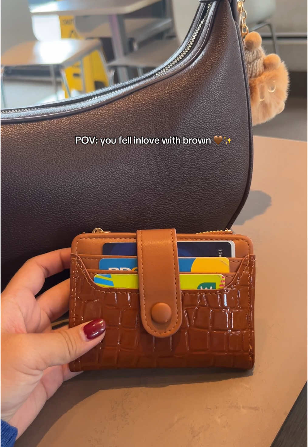 Broowwn Wallet 🤎🪪#trendingwalletontiktok #brownwallet #highquality 