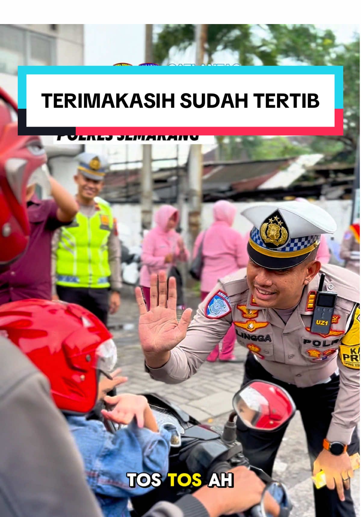 Halo halo warga kabupateng Semarang, tetap tertib lalu lintas yah, terutama pakai helm baik buat orang dewasa ataupun anak-anak @Lingga_Ramadhani 