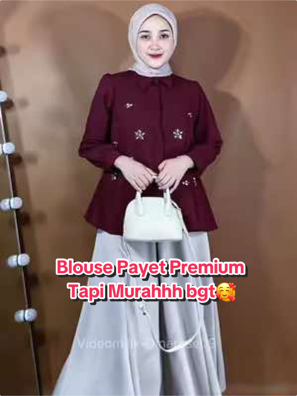 Ramadhan semakin dekat.. persiapan OUTFIR LEBARAN dengan BLOUSE KINAYA PAYET yang cakeeppp bgt 🥰 harganya juga murah lagi..