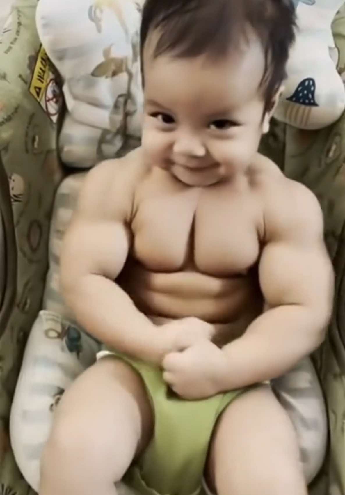 Muscle baby #pixverse #pixverseai #pixversestudio #ai #aibaby #aimuscle #musclebaby #aimusclefilter #babymuscle 