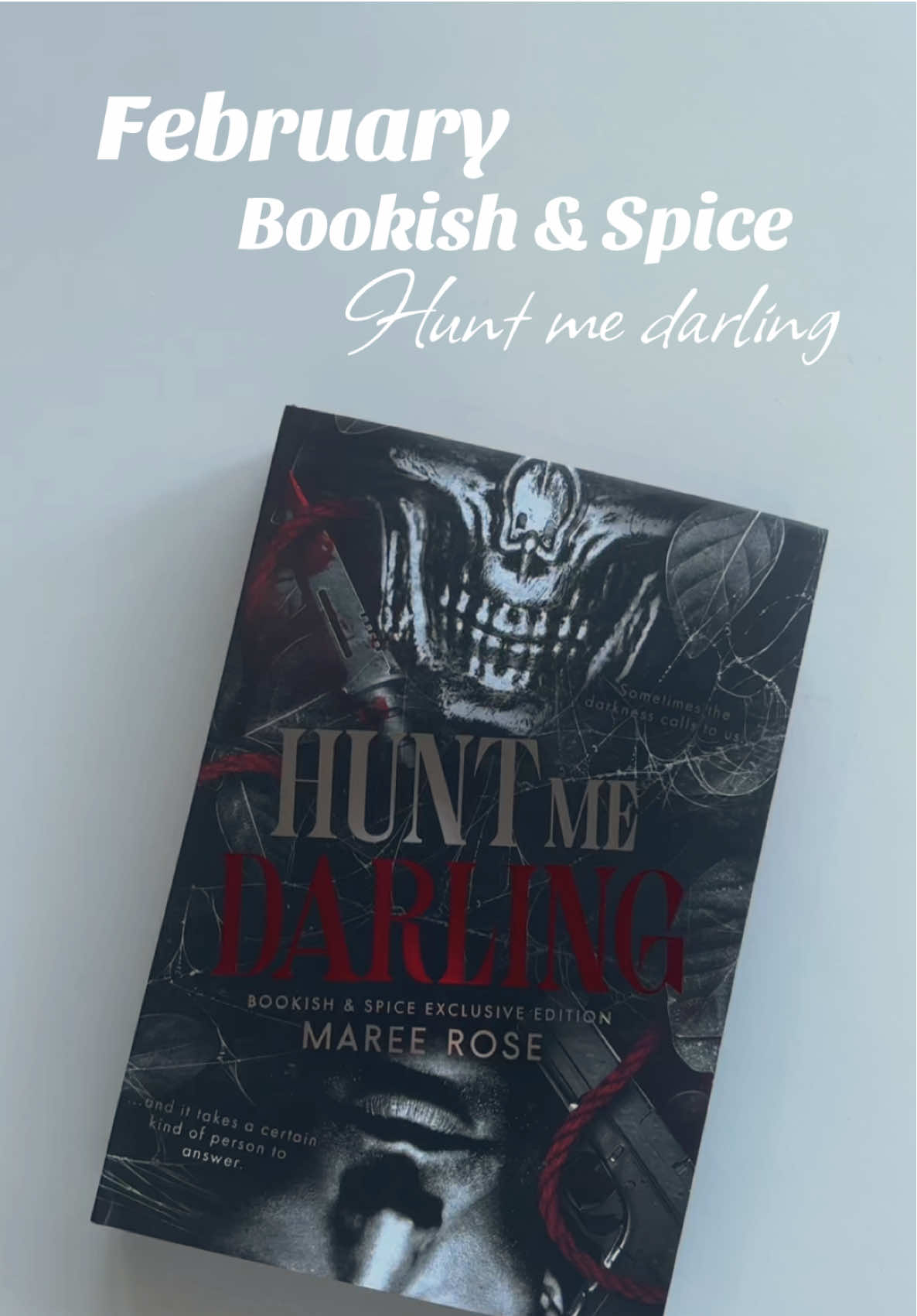 February Bookish & Spice! Hunt me darling - @Mareeroseauthor 🖤 @Bookish&Spice.AU #darkromance #BookTok #books #bookrecs #booktokgirlies #bookworm #bookthings #fyp #bookish #darkromancebooks #bookthoughts #reading #tbr #bookclub #book 