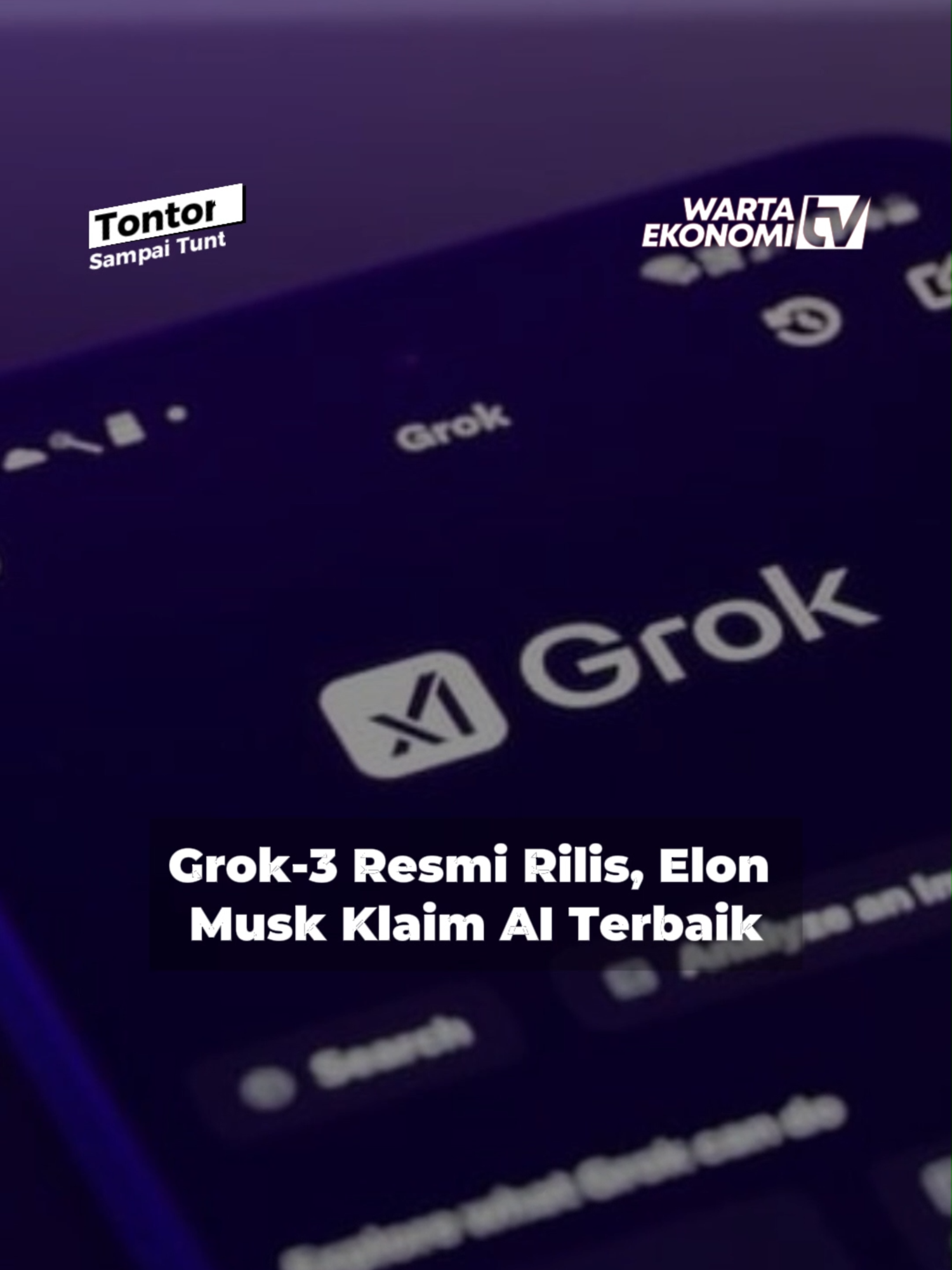 Elon Musk telah merilis model terbaru dari AI besutannya, Grok-3. Elon Musk mengklaim  bahwa AI ini adalah AI terbaik dengan biaya berlangganan yang lebih murah. #wartaekonomi #elonmusk #ai #artificialintelligence #grok