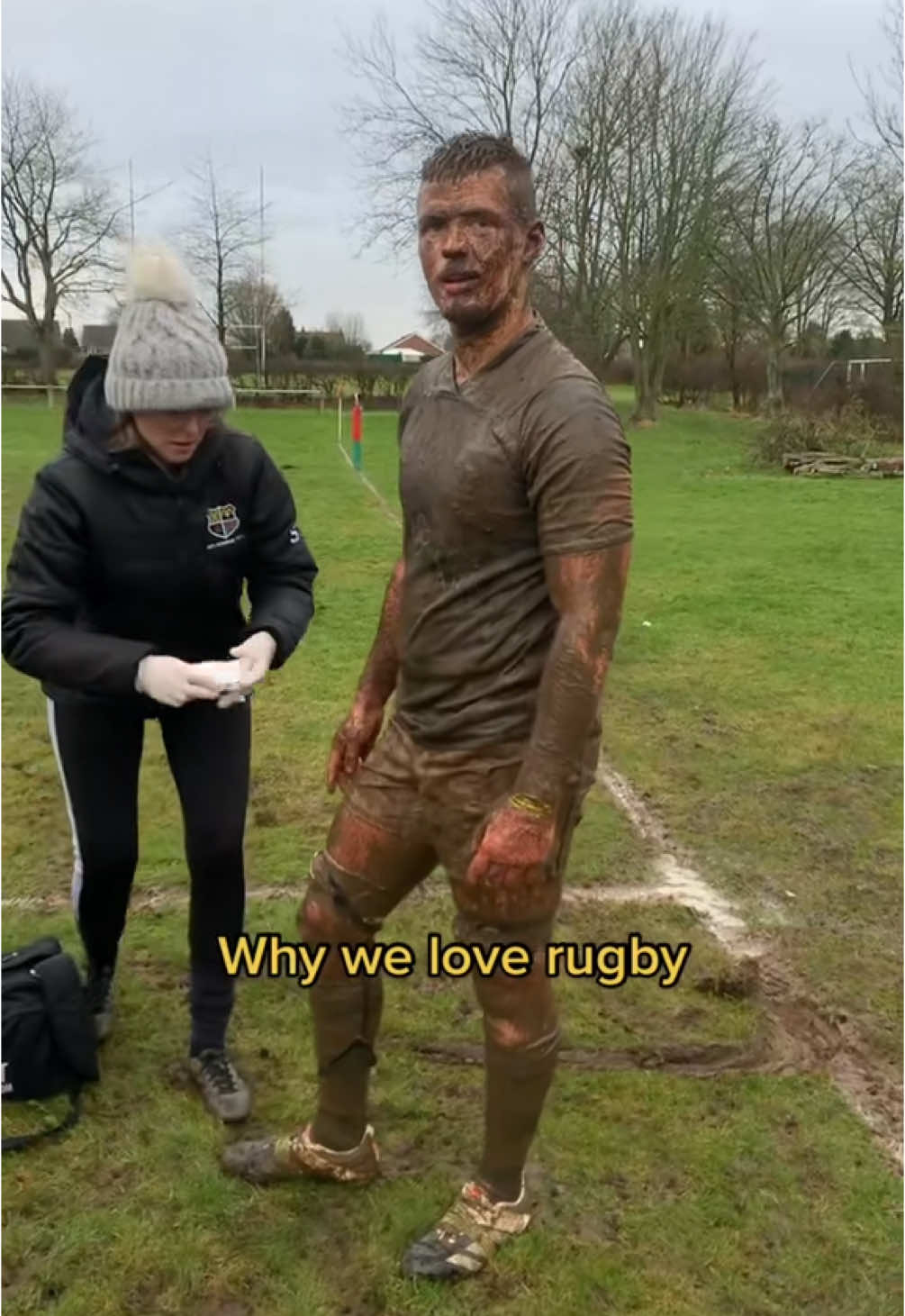 Rugby mud baths are the best #rugby #onthisday 