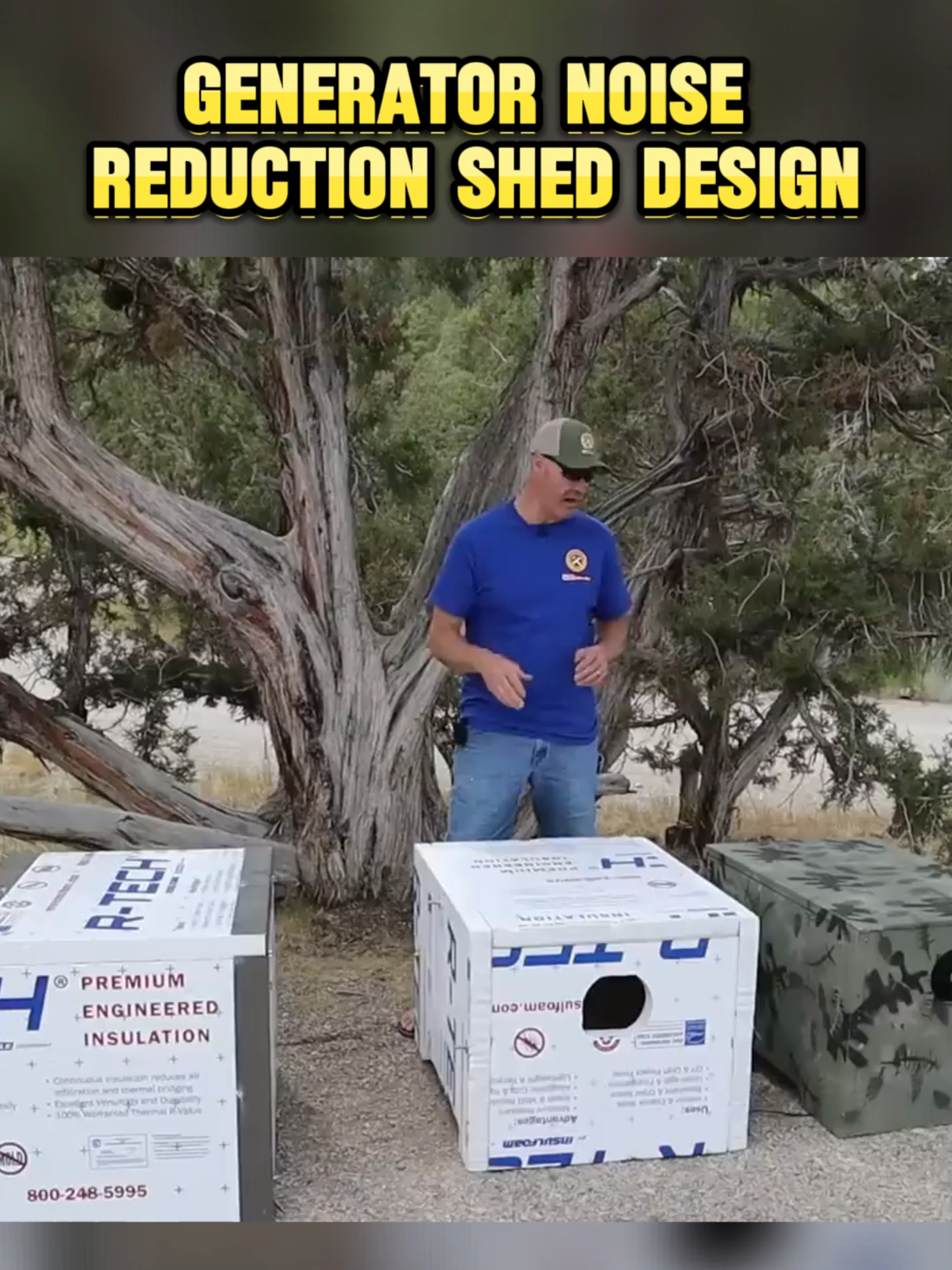 Generator Noise Reduction Shed $30 Design(1/2) #generators #foryour #paratii #construction #generador#tiktok #sound  #gauteng #boxes #noisereduction #fyp