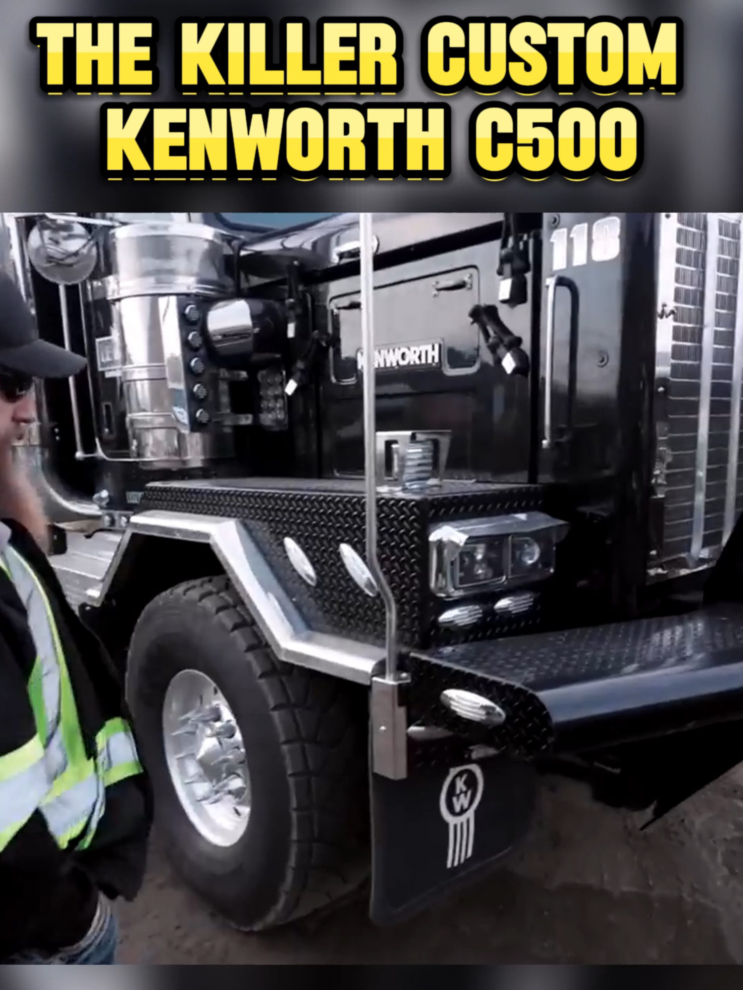 The KILLER Custom Kenworth C500 That Has To Be Seen To Be Believed!(1/3)#dirtyshine #kenworthc500 #winchtruck #nwt #fyp #metalmagic #aluminumpolishing #rogersonlogging #rlccustoms #logger #offroad #kenworth #c500 #oilfieldtrash #caterpillar #timmins