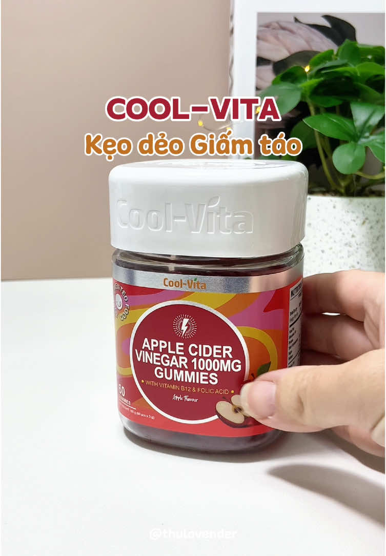 Kẹo dẻo giấm táo thơm ngon #coolvita #gummiescoolvita #keodeo #giamtao #viral 