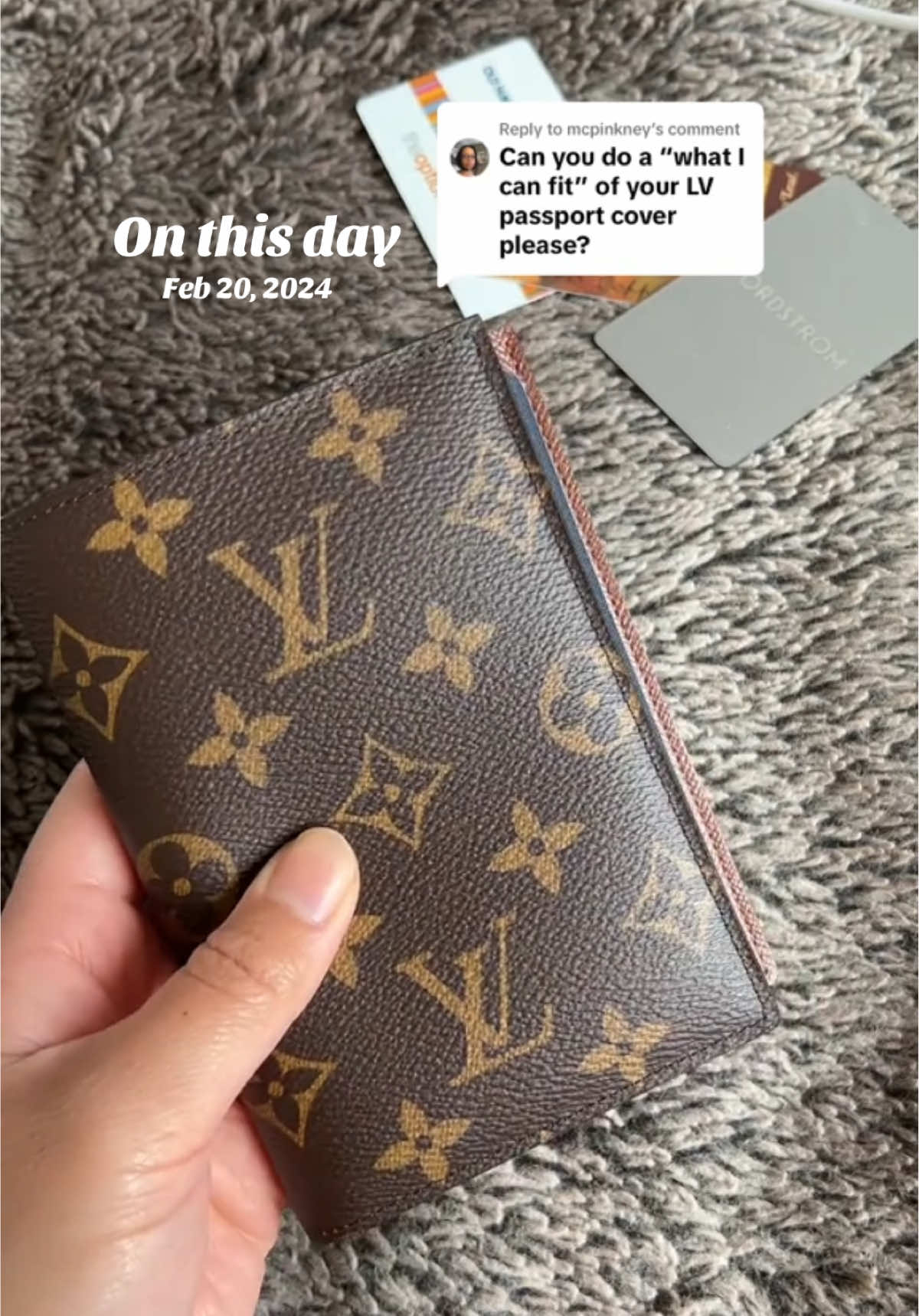 #onthisday reasons why you shouldn’t buy a passport cover was uploaded right before this 🤭 #louisvuitton #passportcover #travel #whatfitsinside 