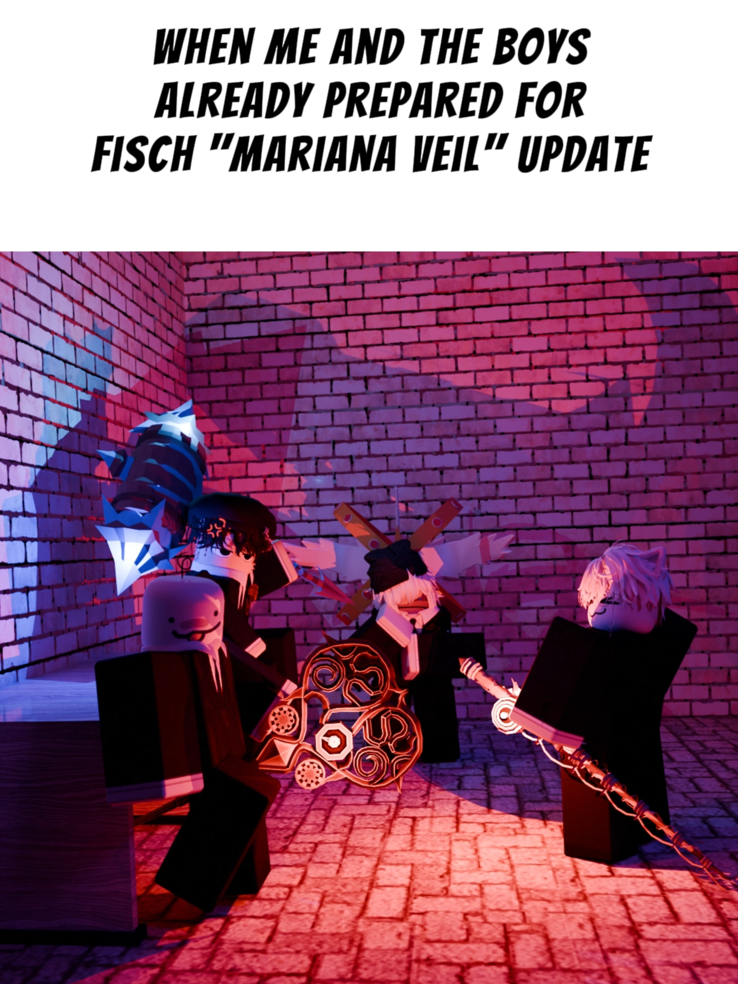 we going to destroy Mariana Veil on FISCH | Ft. @syukazmann@j0sheeps@geechaan#fisch #roblox #robloxfyp #robloxedit #fyp