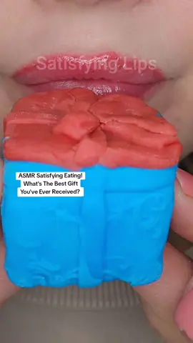 ASMR Satisfying Eating! What's The Best Gift You've Ever Received? #asmr #mukbang #satisfyinglips 