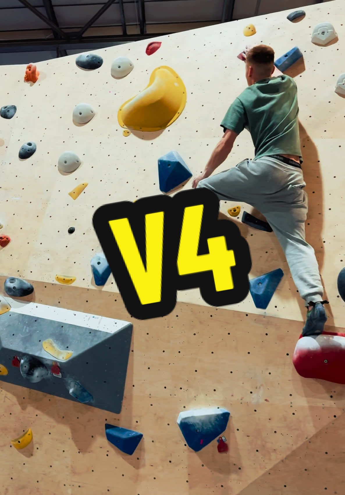 Wanted to film this one before it gets changed #V4 #climbing #bouldering #climb #flashpoint #fyp #v4 