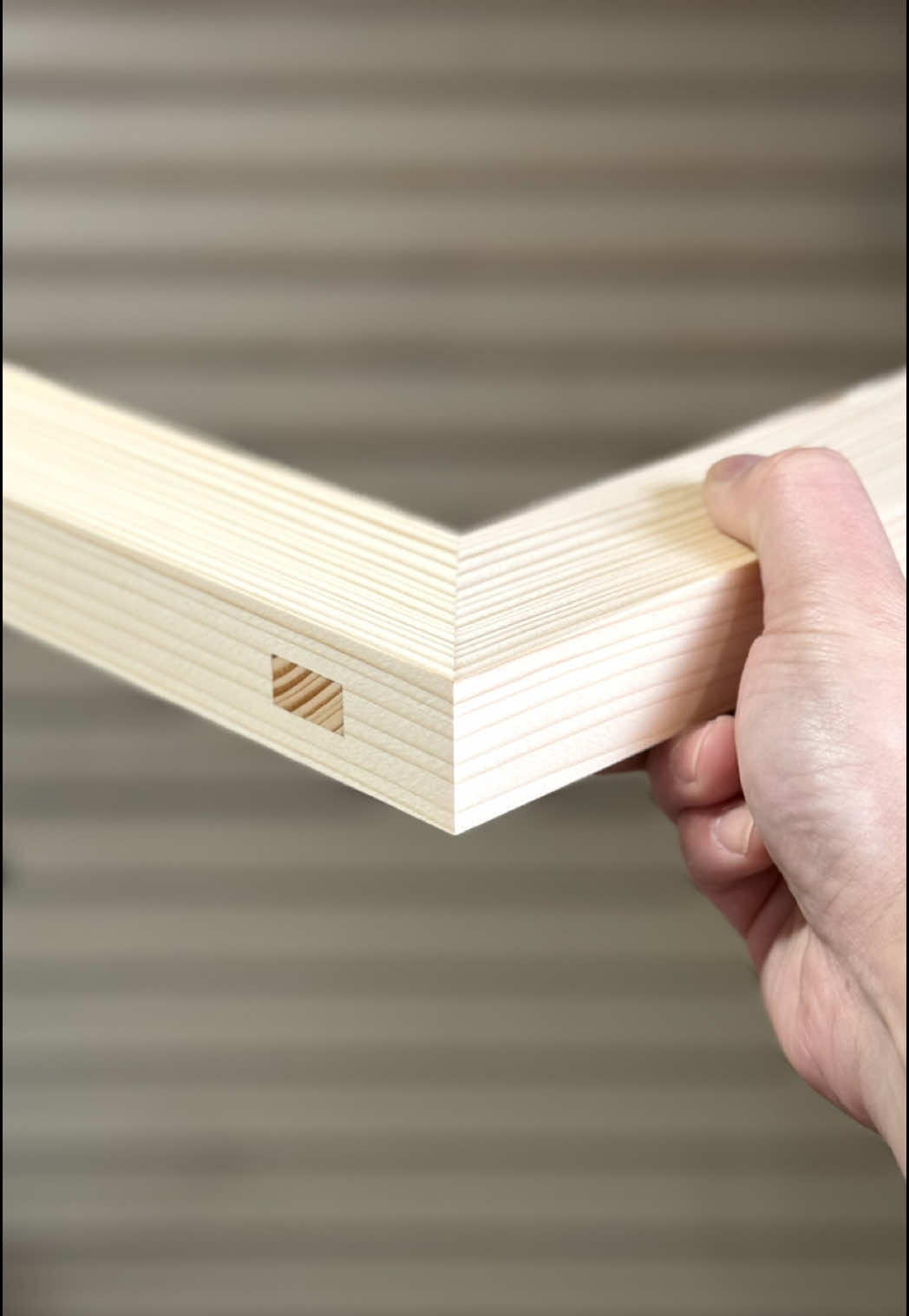 Miter Joint with Mortise and Tenon Made with Hand Tools. #woodworking #joint #asmr #DIY #japanesejoinery 