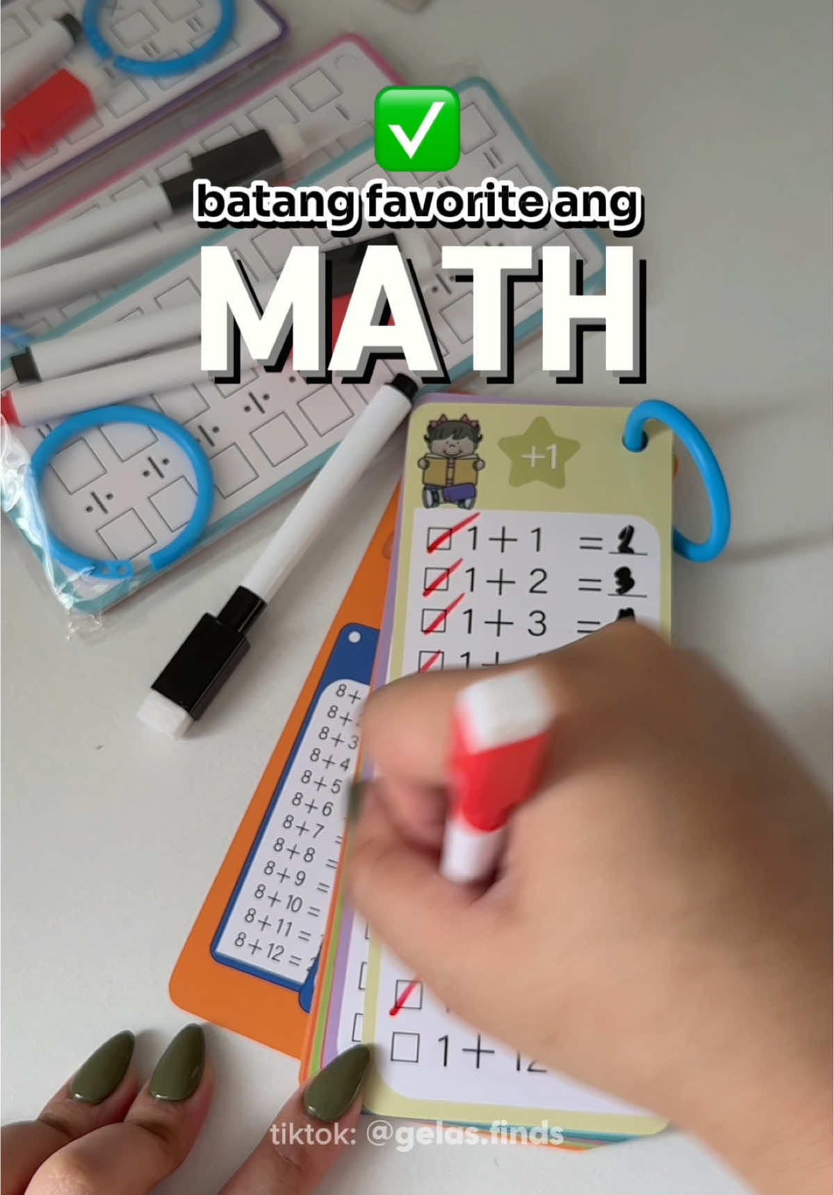 para di nila hate ang math subject 🤭 #mathtraining #kidseducationaltoys #mathflashcards #shawstore #learningtoys 